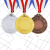 Custom multi-color medals in Karnal – vibrant, personalized medals for sports events, competitions, and awards.
