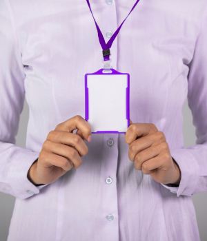 Multi colour card holder in Karnal with vibrant finish and sleek design